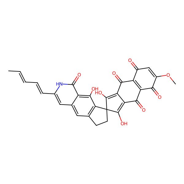 2D Structure of Fredericamycin A
