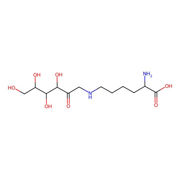 2D Structure of epsilon-Fructoselysine