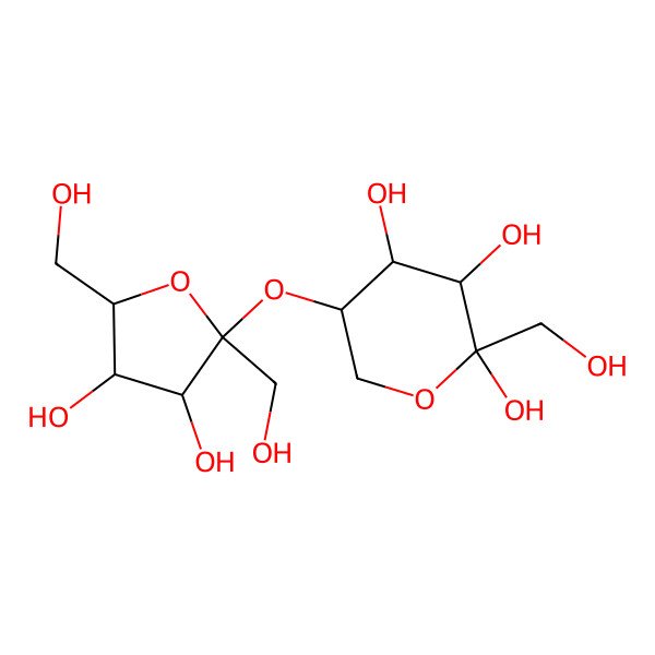2D Structure of Fruf(b2-5)b-D-Sor