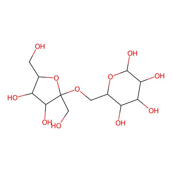 2D Structure of Fruf(b2-6)b-Glc