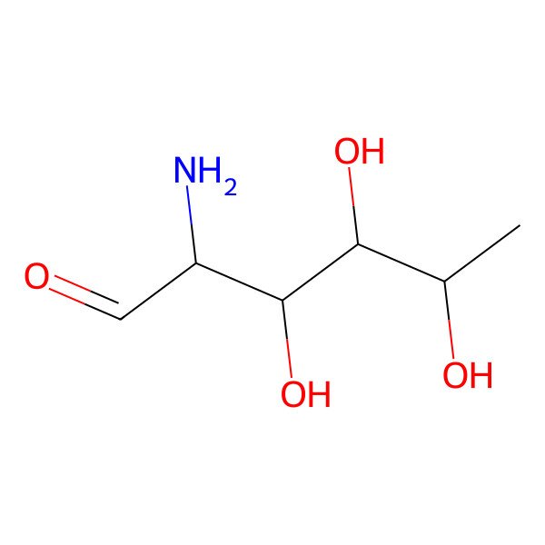 2D Structure of Fucosamine