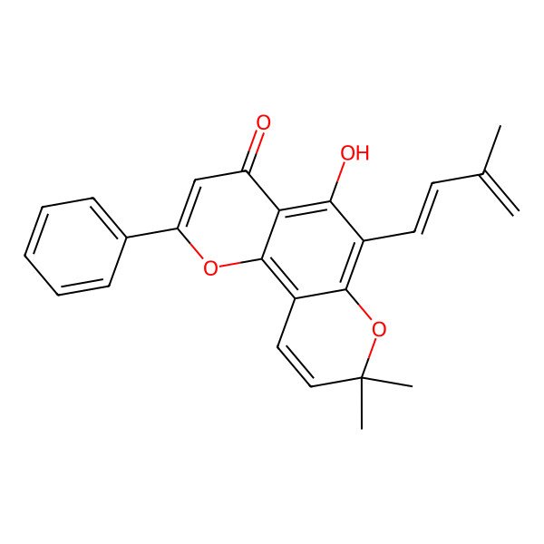 2D Structure of Fulvinervin B