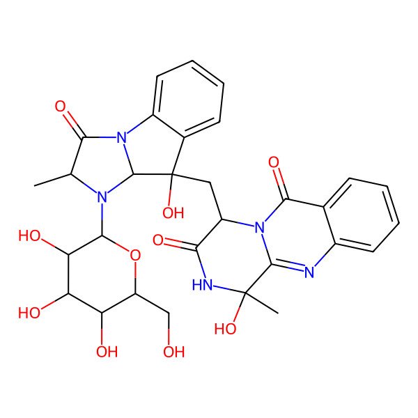 2D Structure of Fumigatoside B