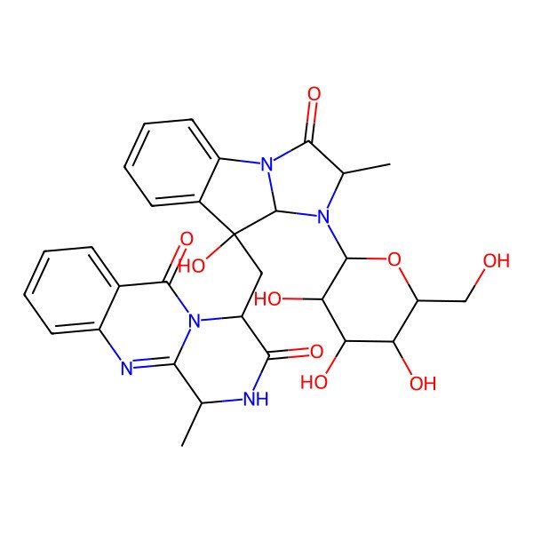 2D Structure of Fumigatoside C