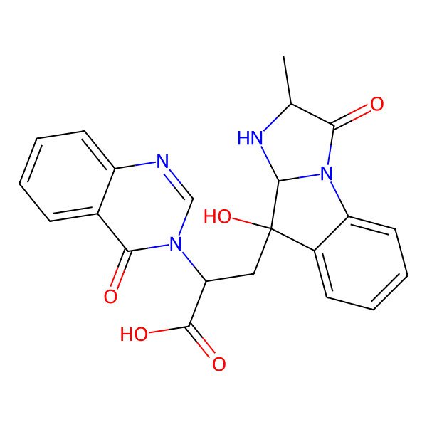 2D Structure of Fumigatoside F