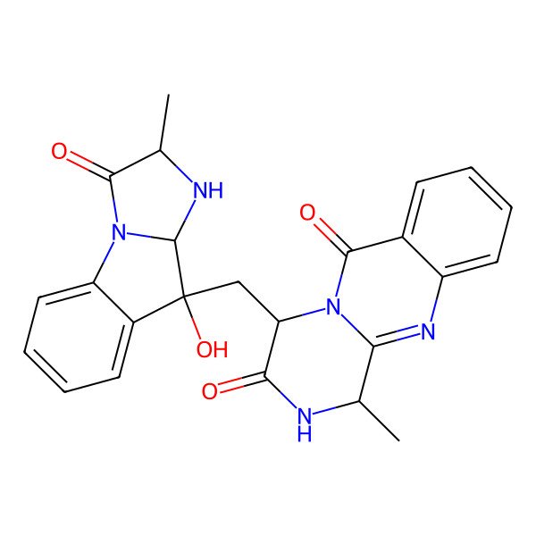 2D Structure of Fumiquinazoline A