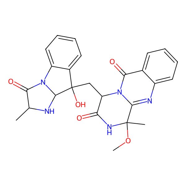 2D Structure of Fumiquinazoline E