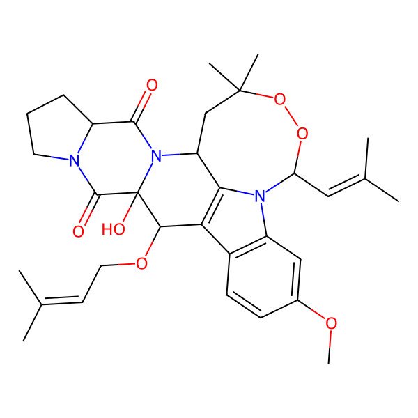 2D Structure of Fumitremorgin A