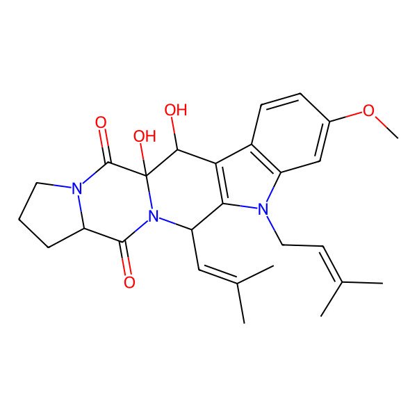 2D Structure of Fumitremorgin B