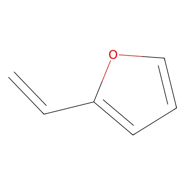 2D Structure of Furan, 2-ethenyl-