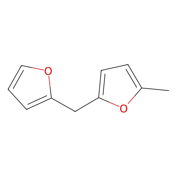 2D Structure of 2-Furfuryl-5-methylfuran 2D Structure of 2-Furfuryl-5-methylfuran
