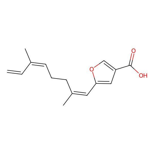 2D Structure of Furanoterpene deriv C6 (coll)
