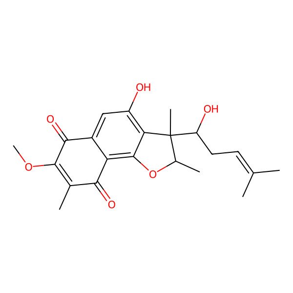 2D Structure of Furaquinocin D