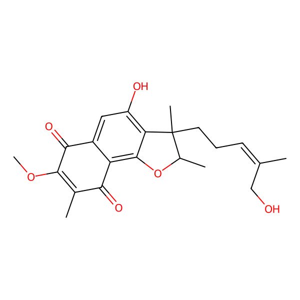 2D Structure of Furaquinocin F