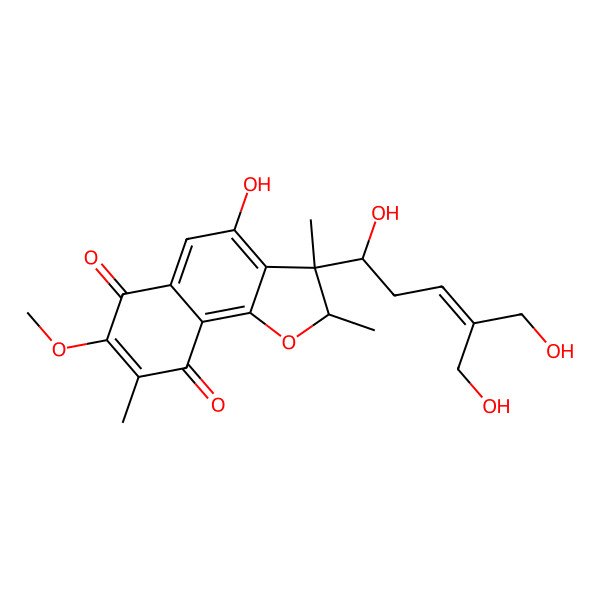 2D Structure of Furaquinocin H