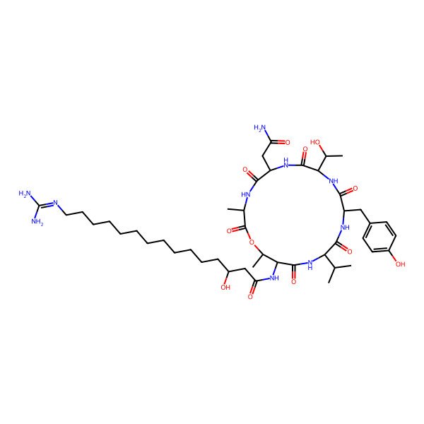 2D Structure of Fusaricidin C