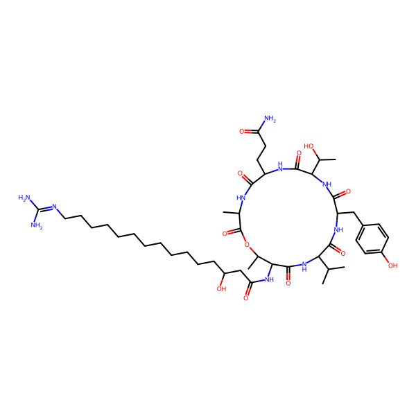 2D Structure of Fusaricidin D