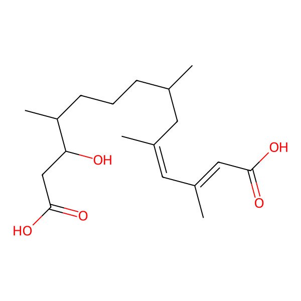 2D Structure of Fusaridioic acid C