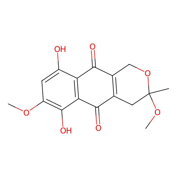 2D Structure of Fusarubin methyl ether