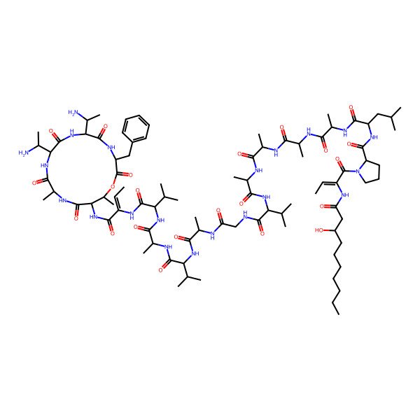2D Structure of Fuscopeptin B