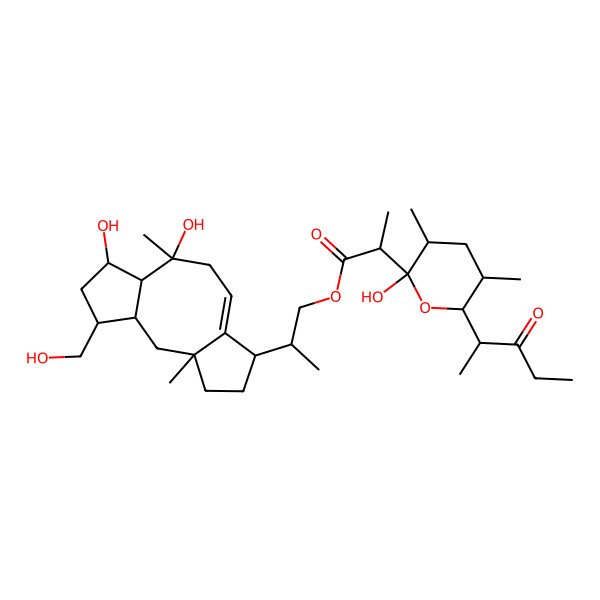 2D Structure of Fusicomycin A