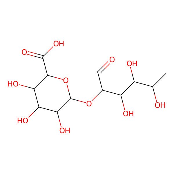 2D Structure of GalA(a1-2)aldehydo-Qui