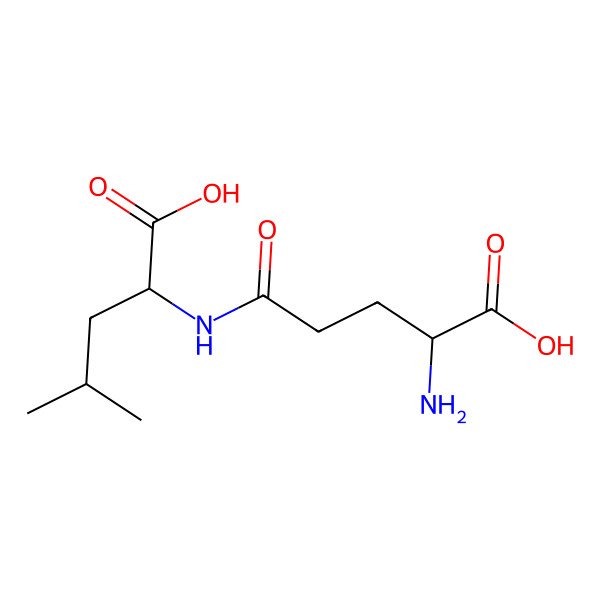 2D Structure of gamma-Glu-leu 2D Structure of gamma-Glu-leu