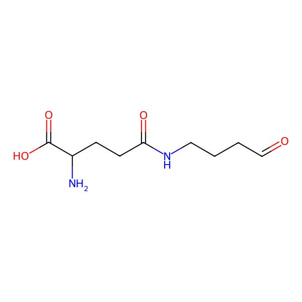 2D Structure of gamma-Glutamyl-gamma-aminobutyraldehyde