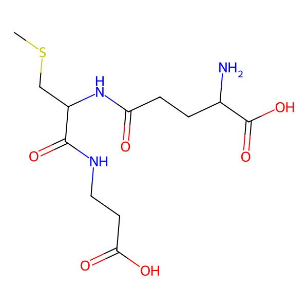2D Structure of gamma-Glutamyl-S-methylcysteinyl-beta-alanine 2D Structure of gamma-Glutamyl-S-methylcysteinyl-beta-alanine
