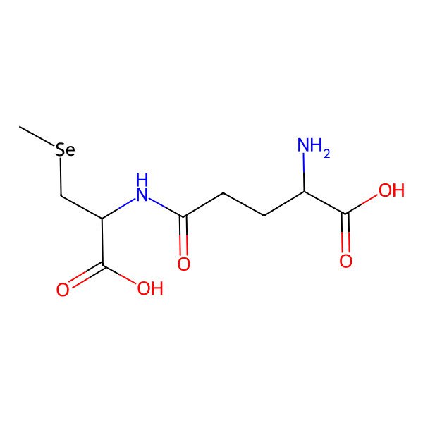2D Structure of gamma-Glutamyl-Se-methylselenocysteine 2D Structure of gamma-Glutamyl-Se-methylselenocysteine