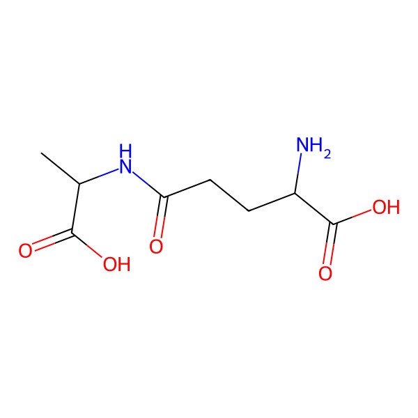 2D Structure of gamma-Glutamylalanine