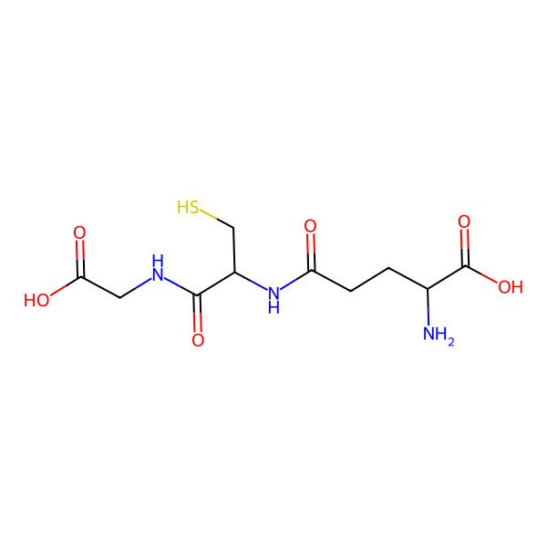 2D Structure of gamma-Glutamylcysteinylglycine