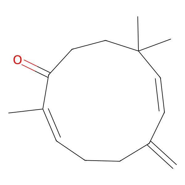 2D Structure of gamma-Humulen-9-one