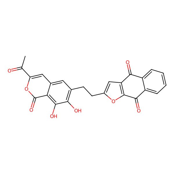 2D Structure of gamma-iso-Rubromycin 2D Structure of gamma-iso-Rubromycin
