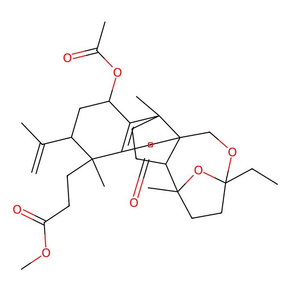 2D Structure of Ganoboninketal A