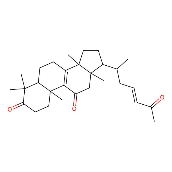 2D Structure of Ganodecalone B