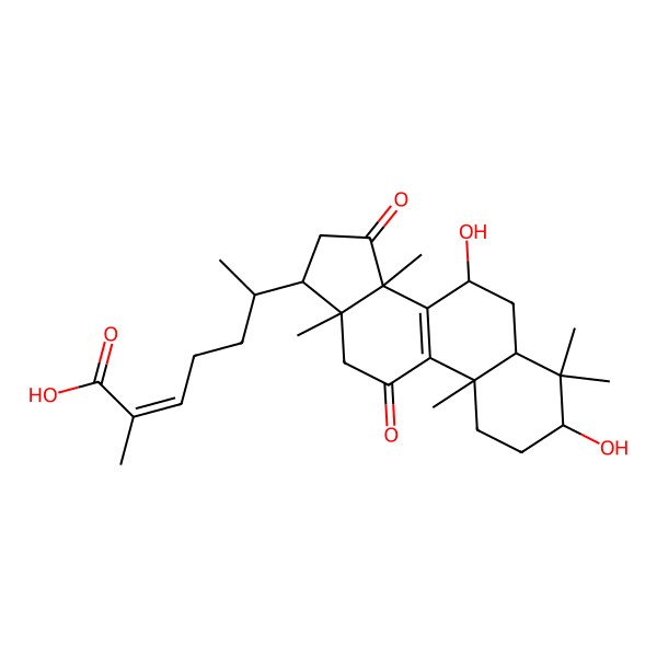 2D Structure of Ganoderic Acid Beta