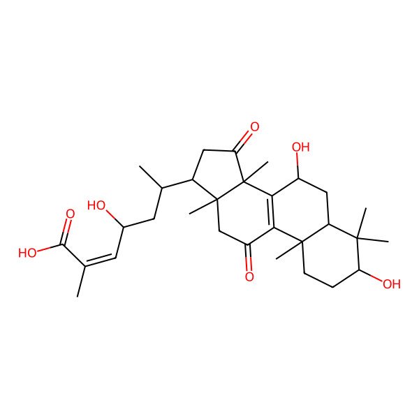 2D Structure of Ganoderic acid epsilon