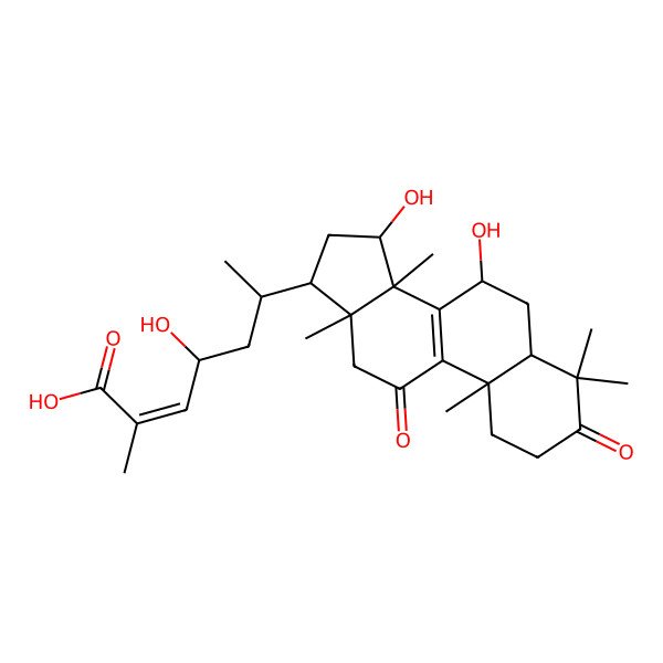 2D Structure of Ganoderic acid gamma