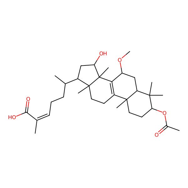 2D Structure of Ganoderic acid Mi