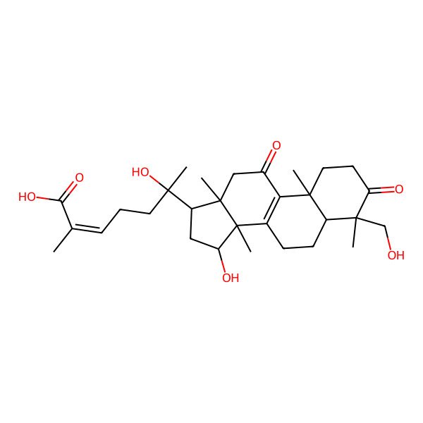 2D Structure of Ganoderic acid sigma