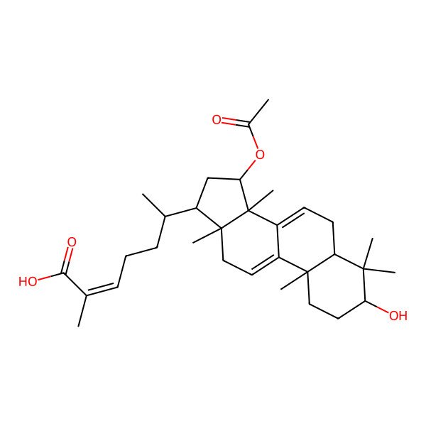 2D Structure of Ganoderic Acid X