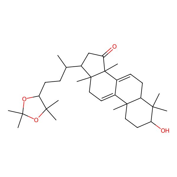 2D Structure of Ganodermanondiol 24,25-acetonide