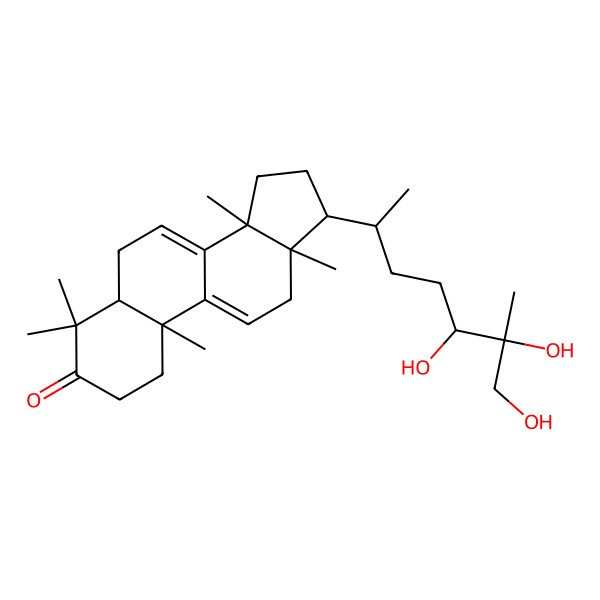 2D Structure of Ganodermanontriol