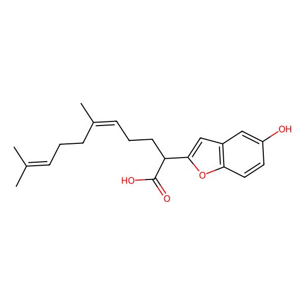 2D Structure of ganofuran B