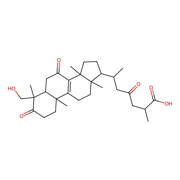 2D Structure of Ganohainanic acid B