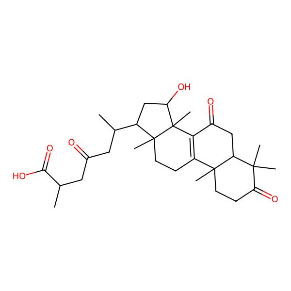2D Structure of Ganohainanic acid C
