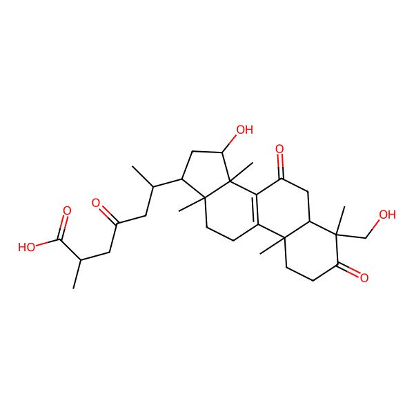 2D Structure of Ganohainanic acid D