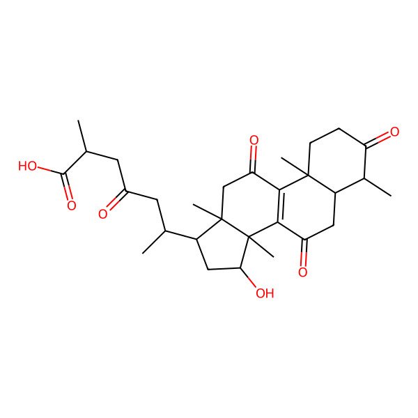 2D Structure of Ganohainanic acid E