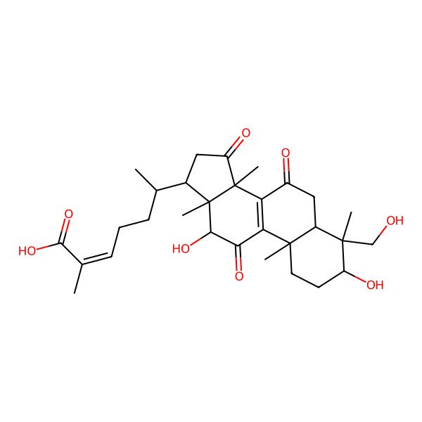 2D Structure of Ganoleucoin W